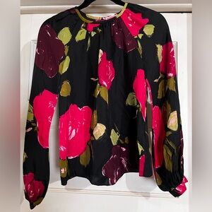 NWOT Kate Spade Just Rosy Blouse - XXS